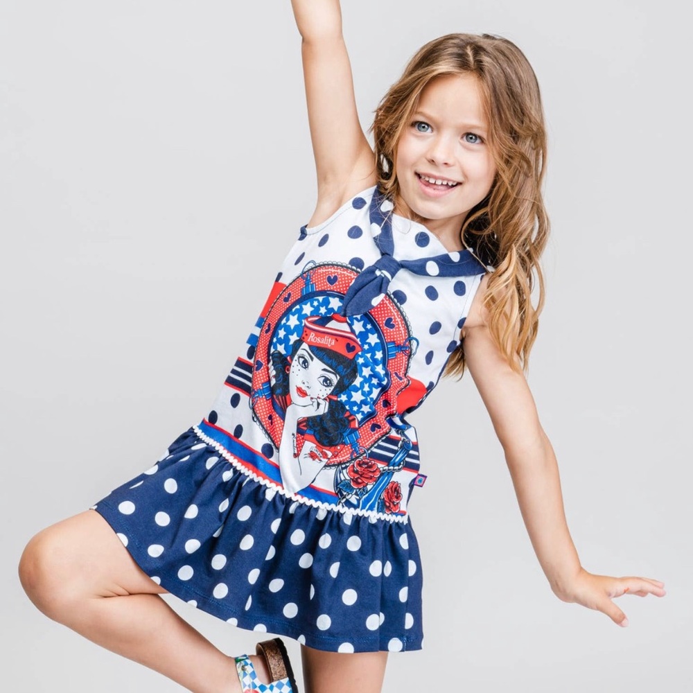 Rosalita Senoritas Sailor Dress - NEW SIZES 4 & 5